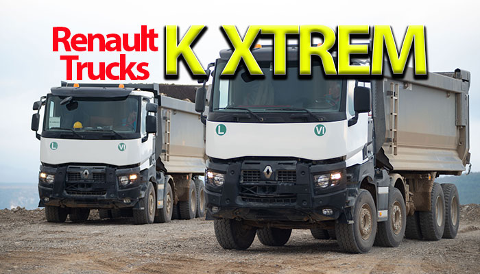 Nomad Lojistik'e ağır tonajlı taşıma için Renault Trucks K XTREM