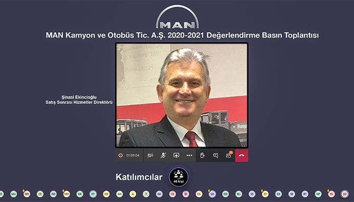  MAN Kamyon ve Otobüs Ticaret A.Ş. Satış Sonrası Hizmetler Direktörü Şinasi Ekincioğlu