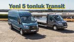 Yeni 5 tonluk Ford Transit ‘van’ ve ‘kamyonet’ Türkiye’de