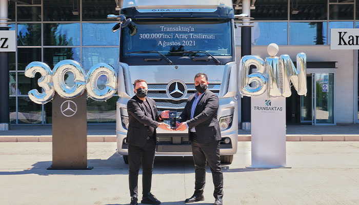 Transaktaş Global Lojistik'e Mercedes-Benz Actros 1851 Plus