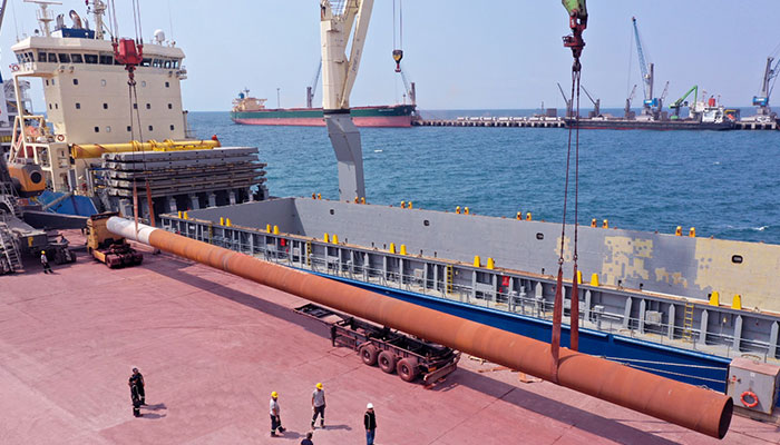 Afrika'nın taşımacılık üssü Nador Port'un çelikleri Tosyalı Holding'ten