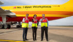 Deutsche Post Group İnsan Kaynakları Direktörü Thomas Ogilvie, DHL Express İK’dan Sorumlu Genel Müdür Yardımcısı Regine Büttner, DHL Express CEO’su John Pearson...