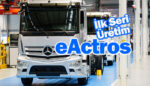 İlk seri üretim eActros, Mercedes-Benz Wörth Fabrikası bantlarından indi