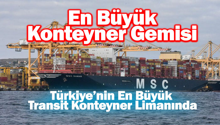 en büyük konteyner gemisi