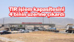 Habur sınır kapısı TIR giriş-çıkışları