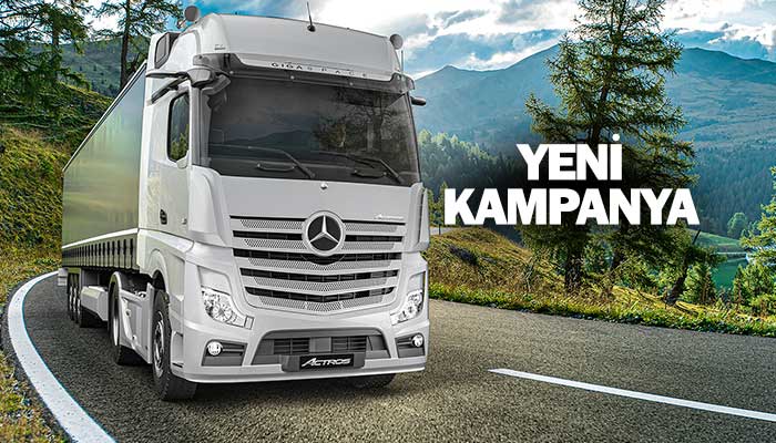 Mercedes-Benz çekici, inşaat ve kargo kamyonlarında yeni kampanya