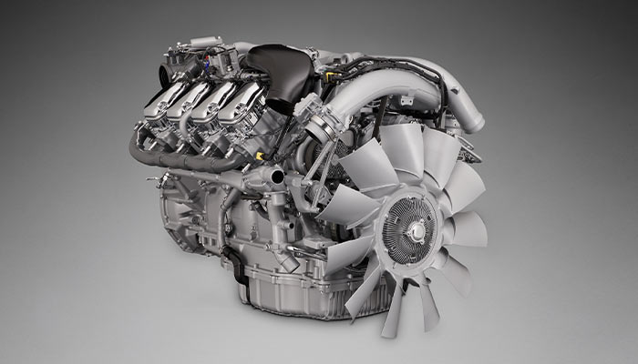 v8 motor scania