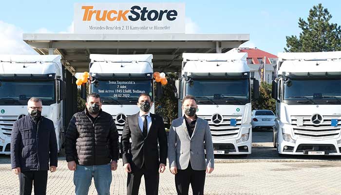 TruckStore, Tema Taşımacılık’a 7 adet Mercedes-Benz Actros teslim etti 3 TruckStore 1