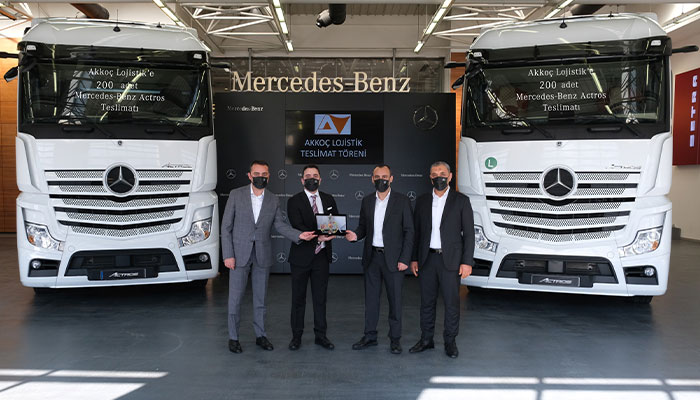 Mercedes-Benz Türk, Akkoç Lojistik’e 200 Actros teslim etti