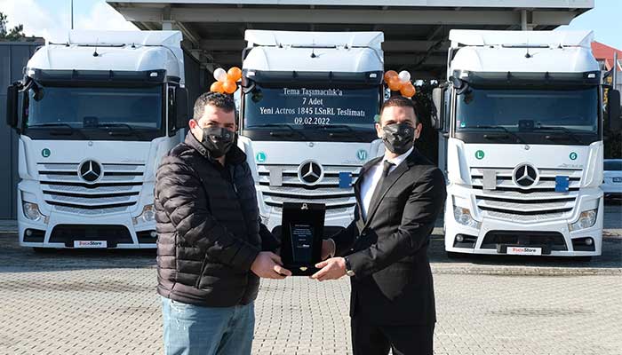 TruckStore, Tema Taşımacılık’a 7 adet Mercedes-Benz Actros teslim etti 2 truckStore 3