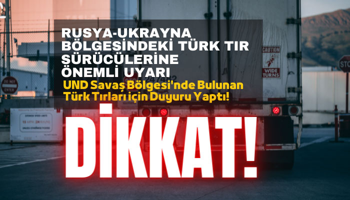 UND'den Rusya-Ukrayna bölgesini için önemli duyuru!