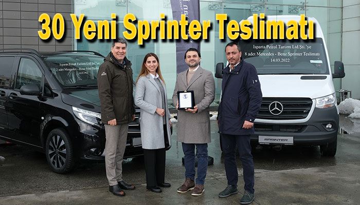 Isparta Petrol Turizm'e Yeni Mercedes-Benz Sprinter