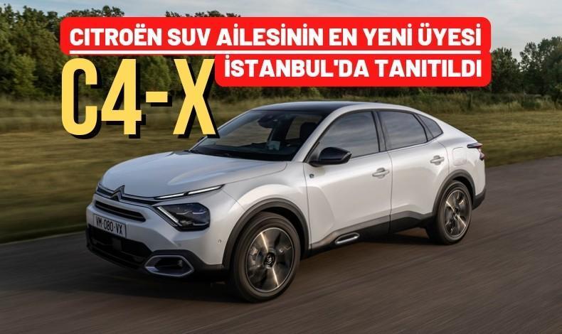 Citroen yeni C4 X'i tüm Dünya'ya İstaanbul'dan tanıttı!
