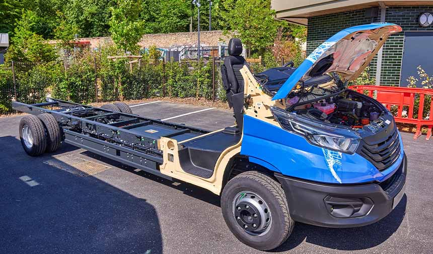 Iveco elektrikli munibus sasi