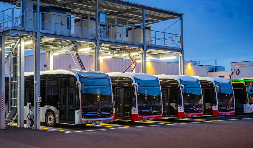Elektrikli Otobus Testinde Mercedes Benz Turk