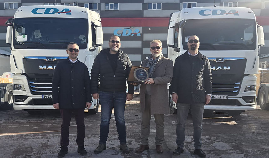 CDA Lojistik MAN teslimati
