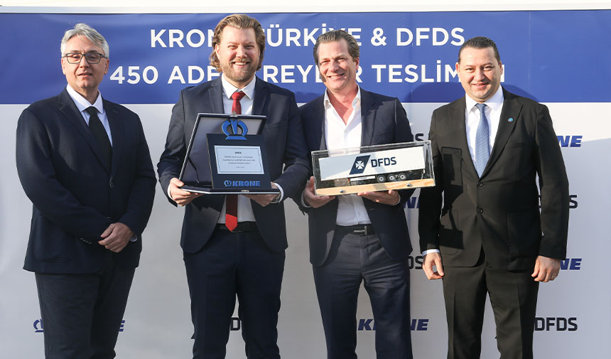 DFDS Krone teslimati plaket