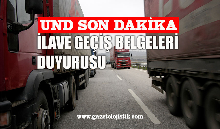UND İlave Geçiş Belgeleri