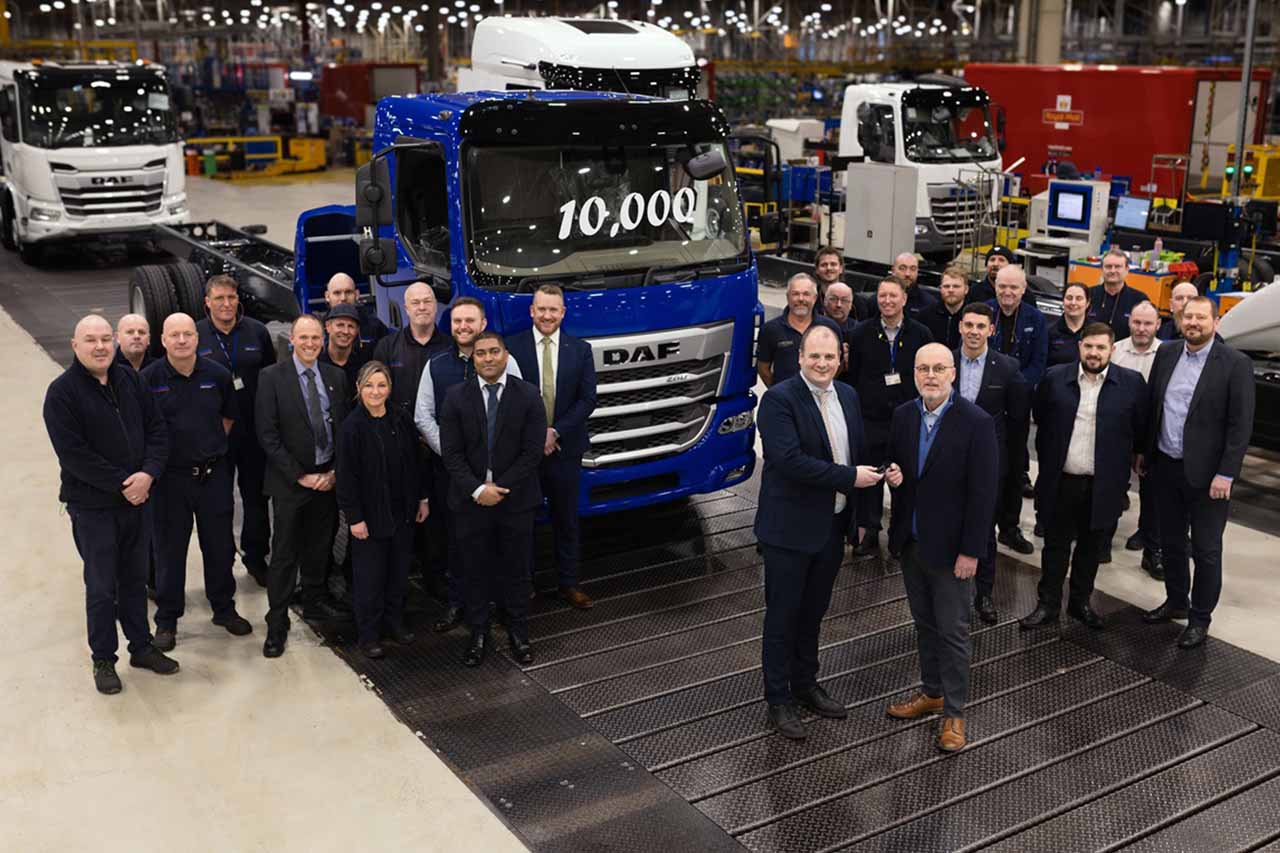 DAF Trucks, 10.000’inci Yeni Nesil DAF XB Kamyonunu Üretti