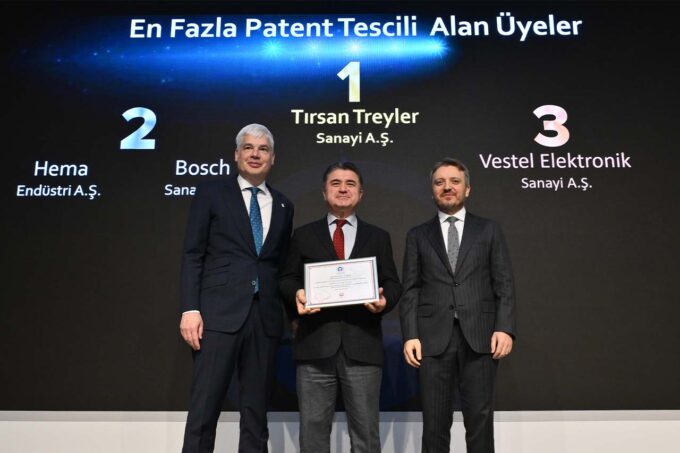 Tırsan Treyler Patent Tescili Şampiyonu!