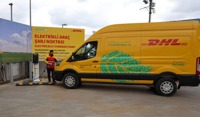 DHL Supply Chain Turkiye elektrikli arac sarj