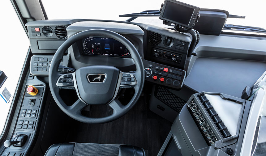 MAN Lions City 12 E LE kokpit