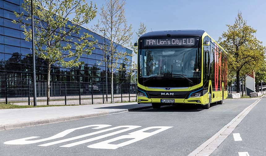MAN Lions City 12 E LE yol gorunumu