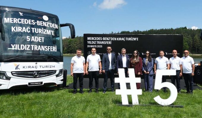 Kirac Turizme Mercedes otobus teslimati