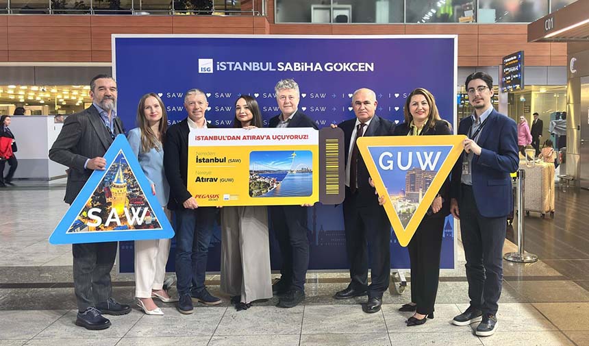 Sabiha Gokcen Kazakistan hatti