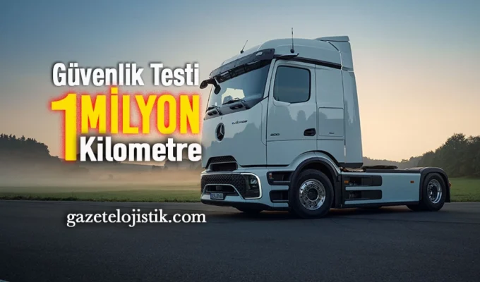 eActros 600, 1 Milyon Kilometrelik Güvenlik Testini Tamamladı!