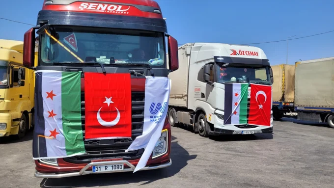 Türk TIR’ları Suriye’ye Direkt Taşımalara Başladı!
