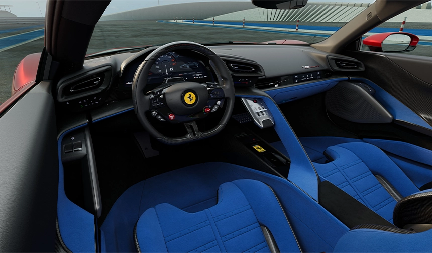 Ferrari 849 Testarossa kokpit