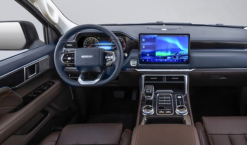 Foton Tunland V9 surucu kokpit