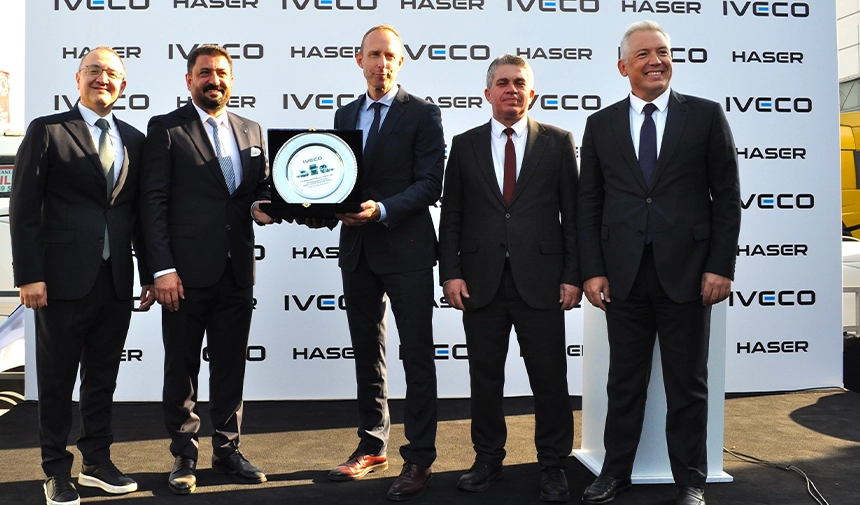 Iveco Haser bayi acilis Plaket takdim