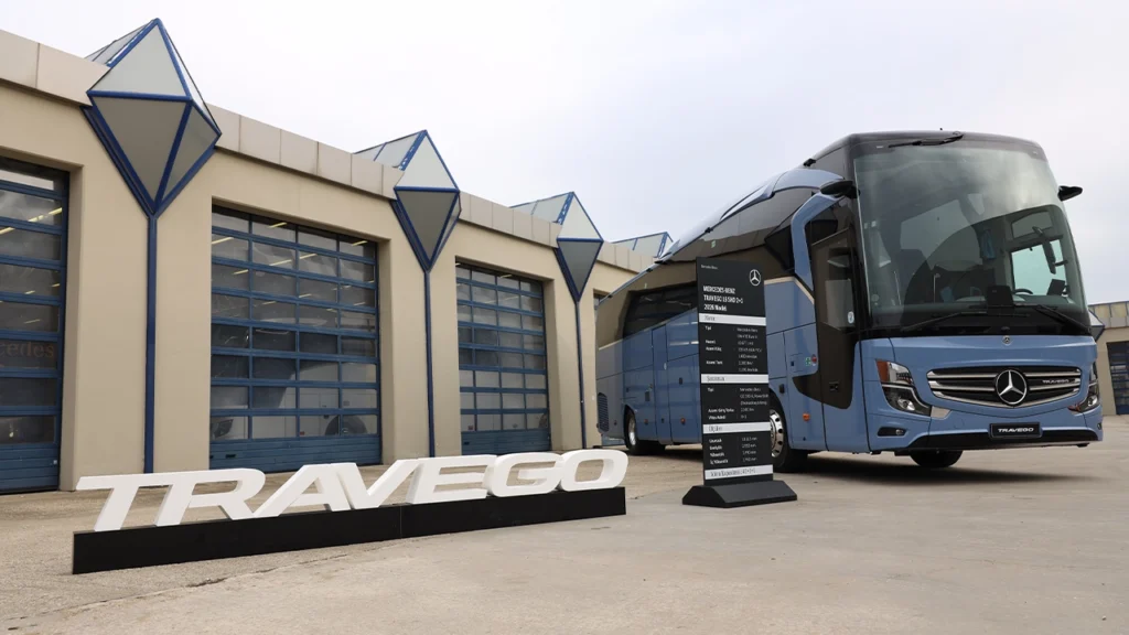 Mercedes Benz Turk Seyahat Otobusu Travegoya yeni ozellikler geldi
