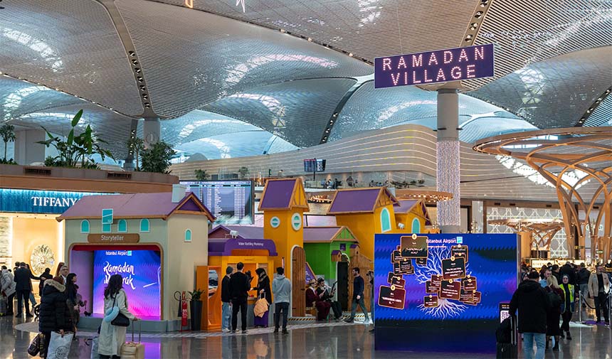İGA İstanbul Havalimanı’nda Ramazan Şenliği Başladı 2 iga ramazan koyu