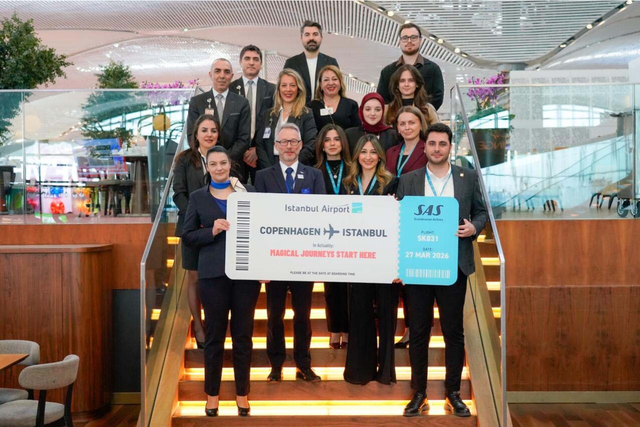 Türkiye ve Kuzey Avrupa Arasında Yeni Ulaşım Köprüsü: Kopenhag - İstanbul Seferleri Başlıyor 4 Istanbul Airport SAS calisanlari