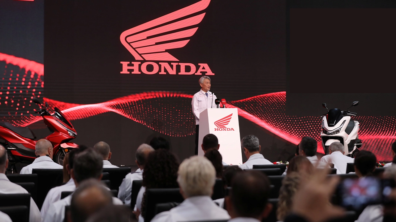 Honda Turkiye Motosiklet Fabrikasi Acildi