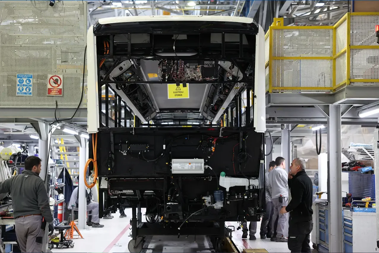 MAN, Ankara’daki fabrikasında eBus üretimine başladı.