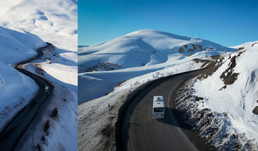 Mercedes Benz Otobuslerin Zorlu Kis Testi