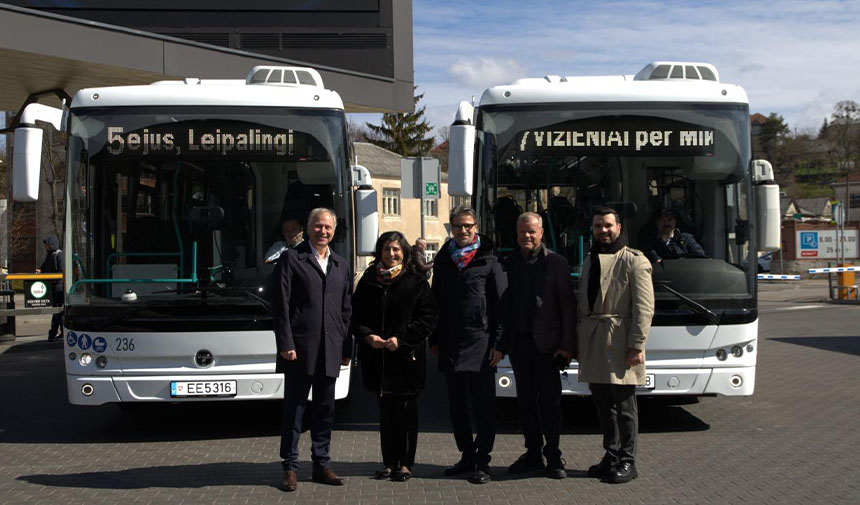 TEMSA’dan Litvanya’ya 15 Elektrikli Araç Teslimatı 4 Temsa Litvanya Teslimati 2