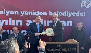 Zonguldak Belediyesi teslimat toreni