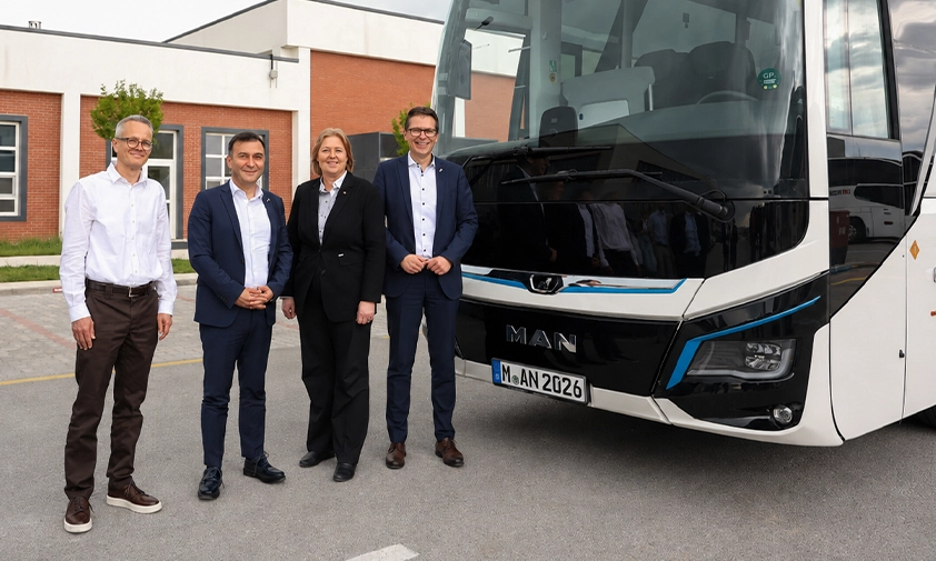 Alman Bakanin MAN Ankara tesisi ziyareti