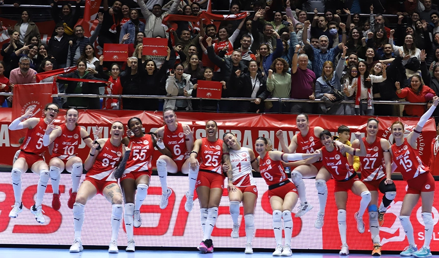 Aras Kargo Spor Kulübü Kadın Voleybol Takımı CEV Challenge Kupası'nda 20 Aras Kargo Valeybol Takimi