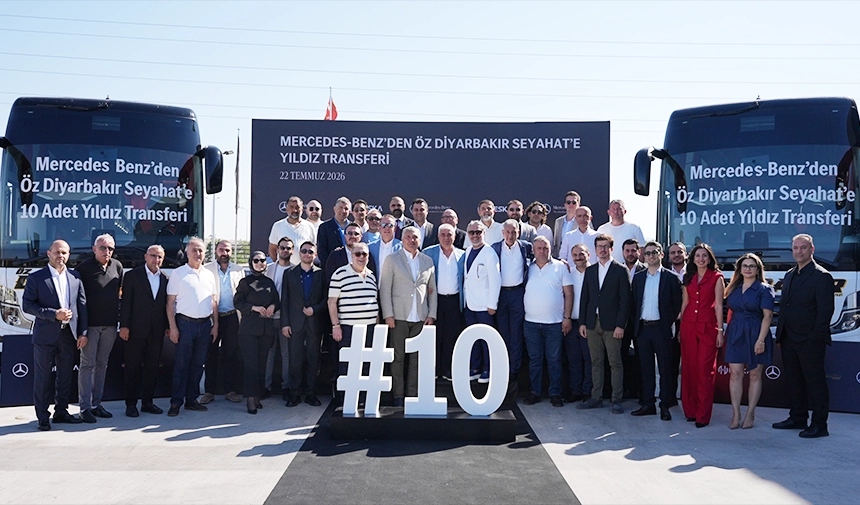 Öz Diyarbakır Filosuna 10 Yeni Mercedes-Benz Travego Ekledi 3 Mercedes Benz Turkten Oz Diyarbakira teslimat 3
