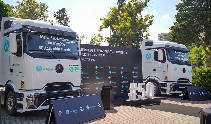 Tur Transit Lojistik Filosuna 50 Yeni Mercedes-Benz Actros L 1848 LS 3 Tur Transit Lojistik 1