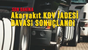 akaryakit KDV iadesi